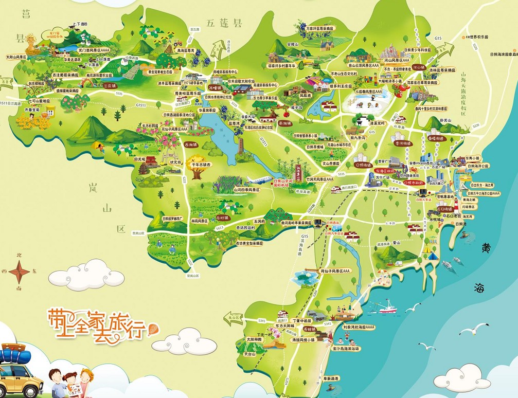 尖峰镇景区使用手绘地图给景区能带来什么好处？